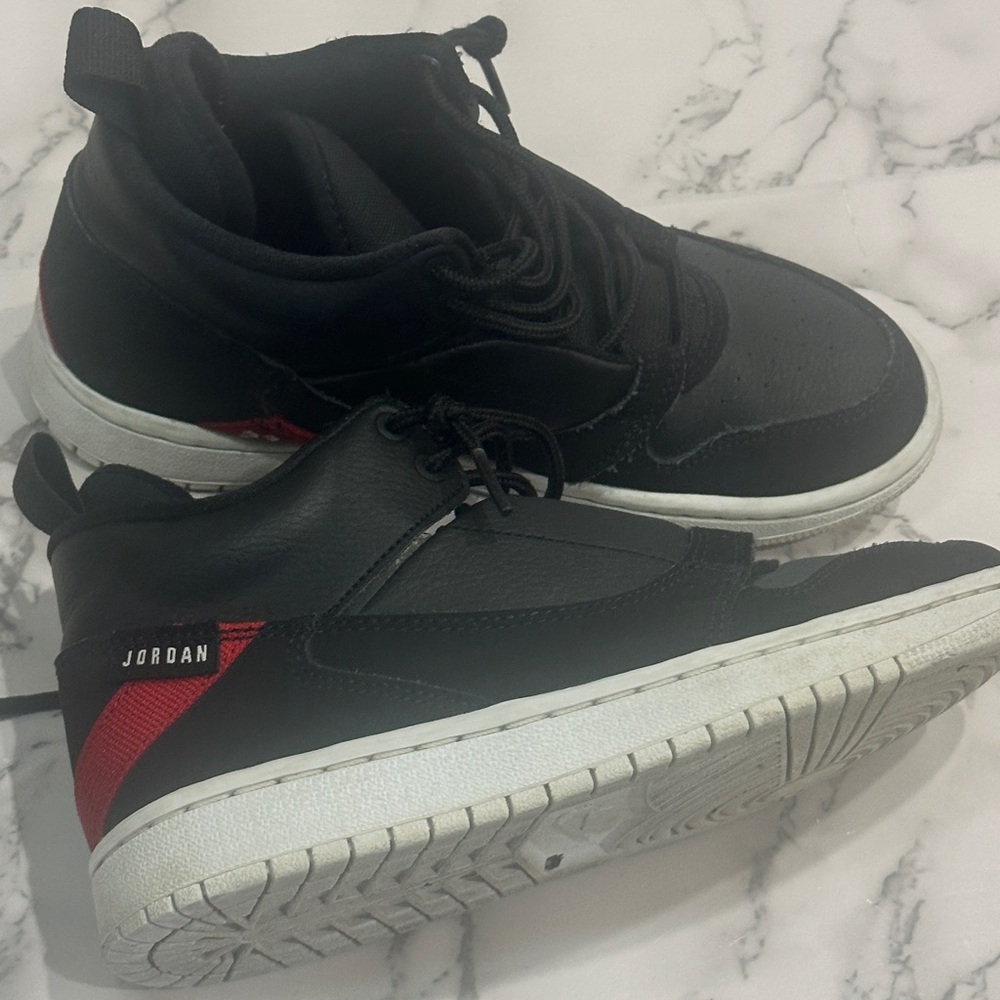 Nike - Jordan Kids Black, Red and White Boots